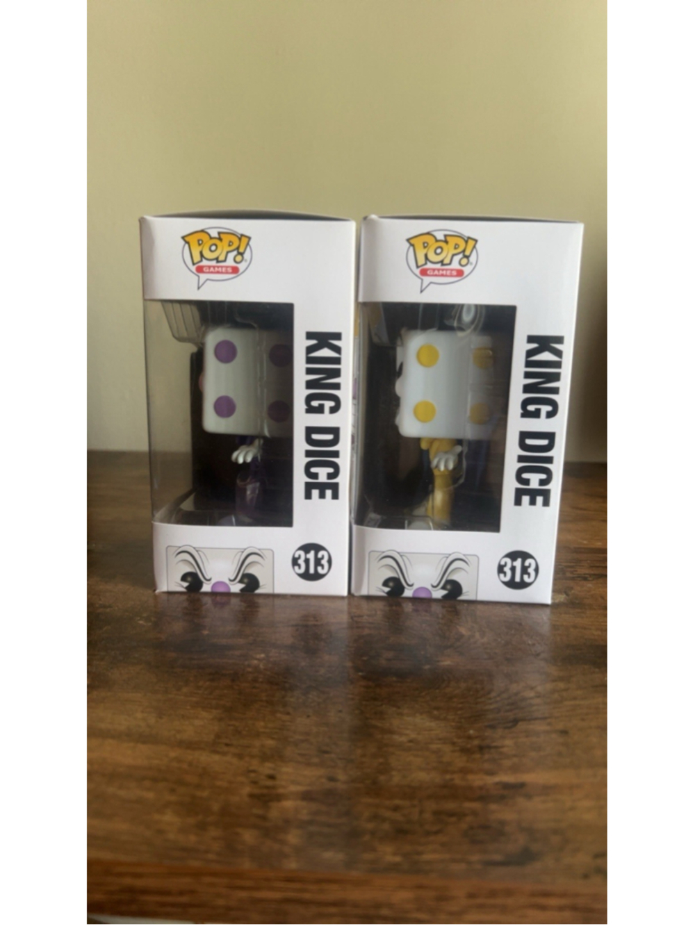 Funko Pop! Games Cuphead Series King Dice combo Chase and nonchase Vinyl Figures - Picture 4 of 5